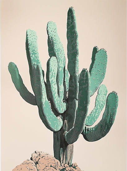 Heidi Kuntz HK479 - HK479 - Branching Out   - 12x16 Cactus, Desert Plant, Green, Nature, Succulent, Botanical from Penny Lane
