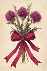 HK559 - Thistle Bouquet - 12x18