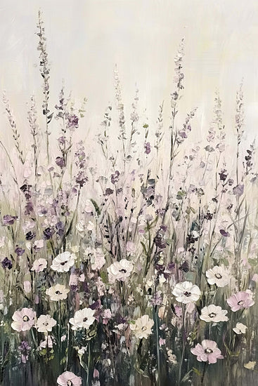 Heidi Kuntz HK562 - HK562 - Lavender Fields - 12x18 Floral, Meadow, Wildflowers, Nature, Spring, Painterly from Penny Lane