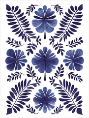 HK575 - Blue Motif IV - 12x16