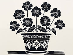 HK676 - Floral Blockprint III - 16x12