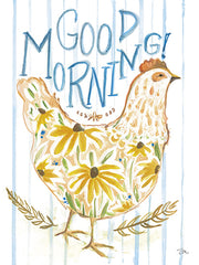 JM641 - Good Morning Floral Chicken - 12x16