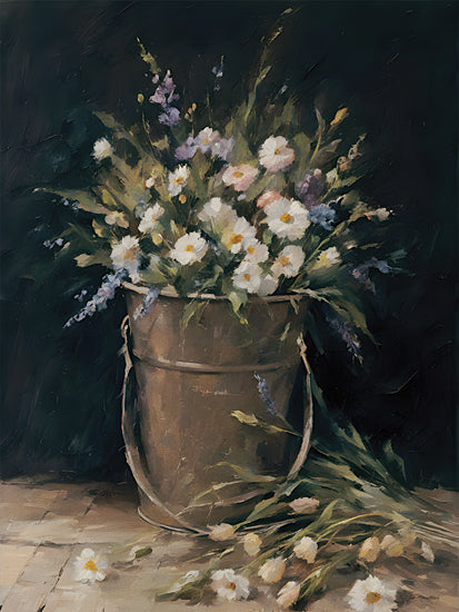 Jo Moulton JO240 - JO240 - Bucket of Blooms - 12x16 Landscape, Nature, Trees, Scenic, Peaceful from Penny Lane