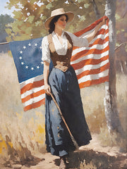 JO332 - The First Flag - 12x16