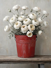 JO345 - Bucket Full of Blooms I - 12x16