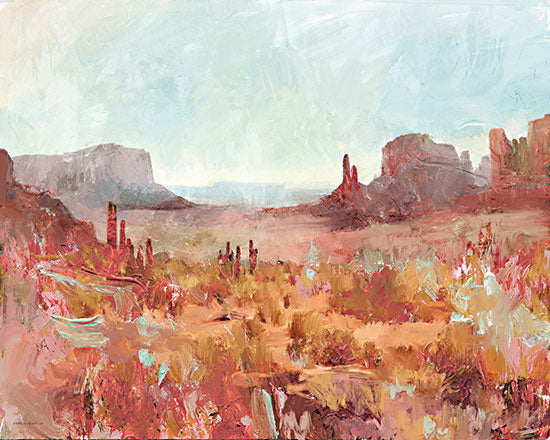 Kamdon Kreations KAM1012 - KAM1012 - Dusky Dirt - 16x12 southwestern desert, red rock formations, colorful brush strokes, abstract desert painting, western landscape, painterly mesa from Penny Lane
