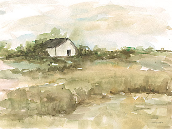 Kamdon Kreations KAM819 - KAM819 - The Neighbors - 16x12 green flower, minimalist floral art, subtle color palette, botanical illustration, watercolor flower, soft pastel tones from Penny Lane