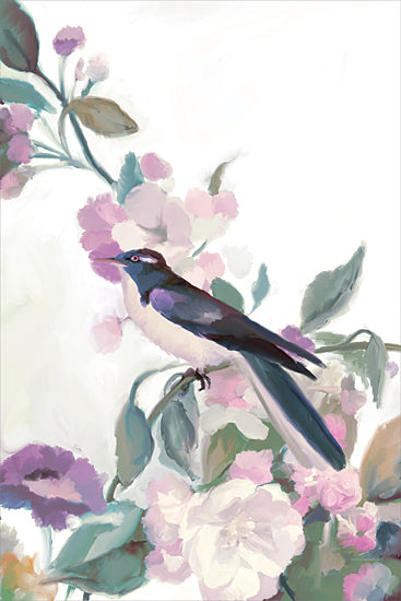 Kamdon Kreations KAM861 - KAM861 - Little Rose and Bird - 12x18 barn in grass, moody field, rustic structure, atmospheric scene, misty landscape, rural tranquility, desaturated hues from Penny Lane