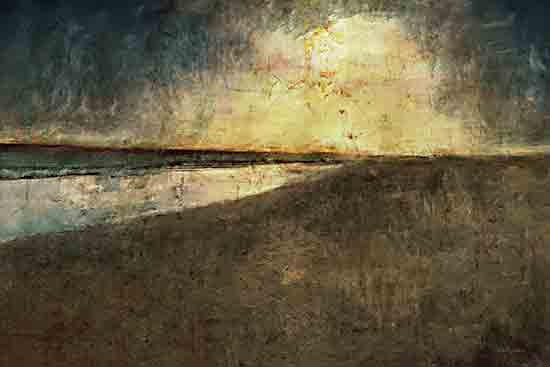 Kamdon Kreations KAM992 - KAM992 - Whispers in the Morning - 18x12 dramatic beach sunset, painterly sky, textured landscape, coastal solitude, abstract horizon, ocean reflections from Penny Lane