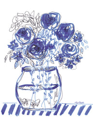 KR931 - Blue Blooms II - 12x16