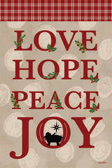 LAR669 - Love Hope Peace Joy - 12x18