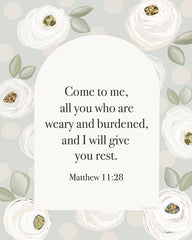 LAR691 - I Will Give You Rest - 12x16