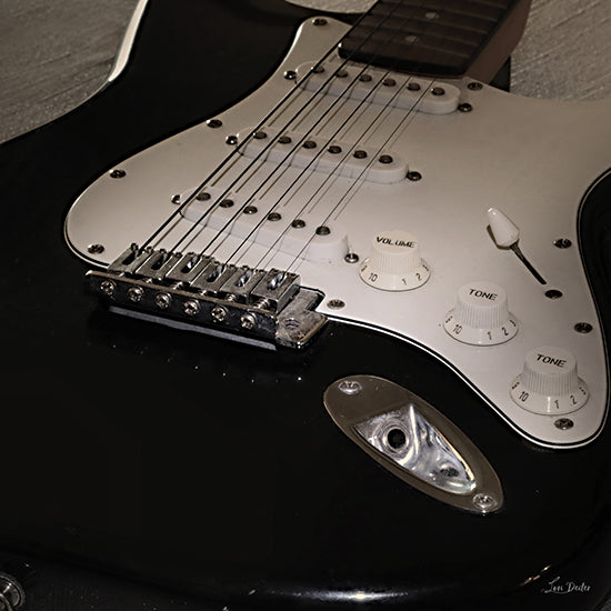 Lori Deiter LD3612 - LD3612 - Electric Guitar III - 12x12 Barn, Flowers, Rustic, Country, Farm, Nature, Landscape, Wagon from Penny Lane