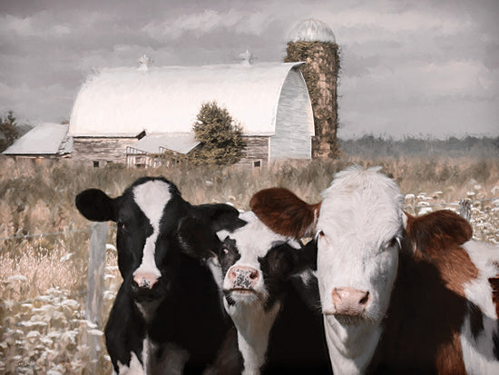 Lori Deiter LD3706 - LD3706 - Bovine Trio - 16x12 Cows, Barn, Farm, Rural, Field, Countryside, Animal, Farm Animal from Penny Lane