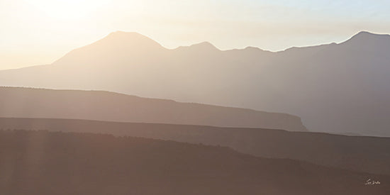 Lori Deiter LD3856 - LD3856 - Timeless Layers - 18x9 mountains, mist, soft light, nature, landscape, sunrise, serene, gradient colors, peaceful, horizon from Penny Lane