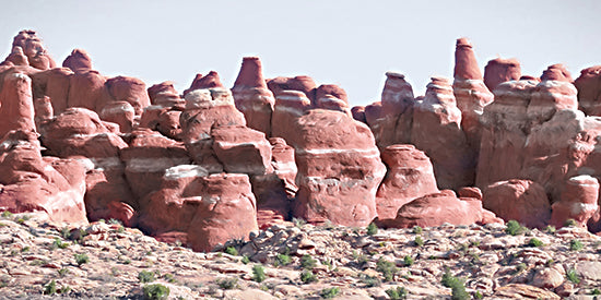 Lori Deiter LD3878 - LD3878 - Moab Geography - 18x9 canyon, warm colors, sunset light, nature, landscape, scenic view, rocks, painterly, soft light from Penny Lane