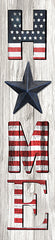 LD4037 - Stars and Stripes HOME Porch Sign - 5x20