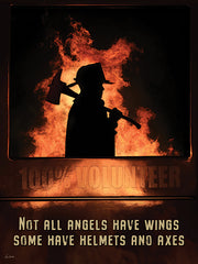 LD4108 - Firefighters - Not All Angels Have Wings - 12x16