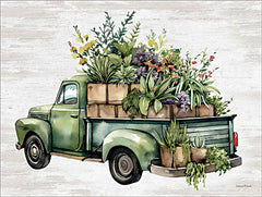 LET1085 - Vintage Flower Truck IV - 16x12
