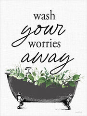 LET1208 - Wash Your Worries Away Bathtub - 12x16