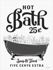 LET1224 - Hot Bath Bathtub Sketch - 12x16