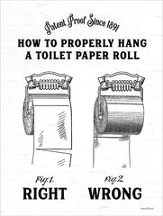 LET1227 - Properly Hang Toilet Paper - 12x16