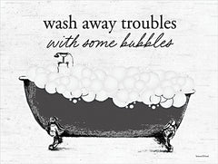 LET1233 - Wash Away Troubles Bathtub - 16x12