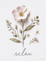 LET1246 - Relax Pressed Flowers - 12x16