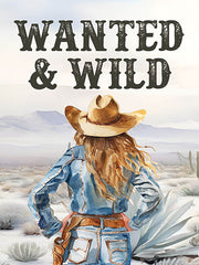 LET1285 - Wanted & Wild Cowgirl - 12x16