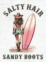 LET1286 - Salty Hair & Sandy Boots I - 12x16