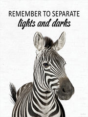 LET1315 - Separate Lights and Darks Zebra - 12x16