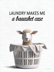 LET1325 - Baaasket Case Laundry Sheep - 12x16