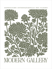LET1341 - Modern Gallery Floral Poster II - 12x16