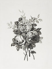 LET1350 - Floral Etching I    - 12x16