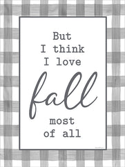 LET726 - I Love Fall Most of All   - 12x16