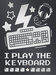 LUX1112 - I Play the Keyboard - 12x16