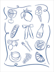 LUX1125 - Italian Dinner Party     - 12x16