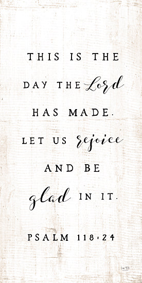 Lux + Me Designs LUX129 - LUX129 - This is the Day    - 12x24 bible verse, rejoice message, psalm 118:24, faith quote, rustic background, religious wall art, worship encouragement from Penny Lane