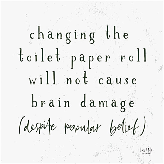 Lux + Me Designs LUX198 - LUX198 - Change the Roll  - 12x12 funny quote, toilet paper joke, sarcastic humor, green text, household humor, handwritten and typed mix from Penny Lane