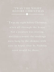 LUX502 - Twas the Night Before Christmas  - 12x16
