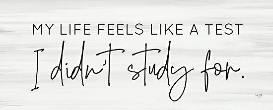 Lux + Me Designs LUX560 - LUX560 - Life Test  - 20x8 Life feels like a test, wall art, home decor, typography, gift, decorative artwork from Penny Lane