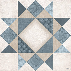 MOL2893 - Blue Quilt Square I - 12x12