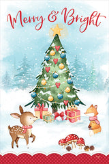 MOL2907 - Merry & Bright Woodland Christmas - 12x18