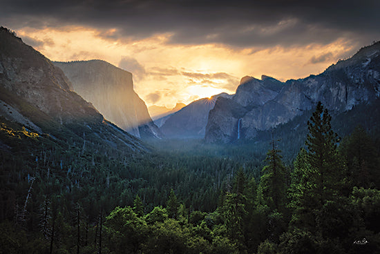 Martin Podt MPP1090 - MPP1090 - Yosemite Dreams - 18x12 sunset over mountains, Yosemite National Park, dramatic sky, scenic view, valley, national park from Penny Lane