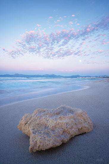 Martin Podt MPP1202 - MPP1202 - Twilight Tide - 12x18 Landscape, coastal, beach, sea, sunset, rocks, pastel sky, nature, scenic, photography from Penny Lane
