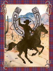 ND1106 - Western Cowboy on Horse - 12x16
