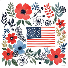 ND742 - Floral Americana - 12x12