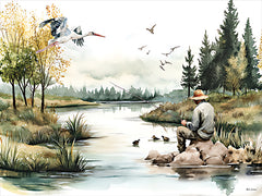 ND786 - Lake Life Fisherman - 16x12