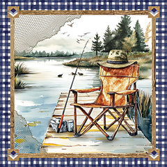 ND791 - Lake Life Fishing Chair - 12x12