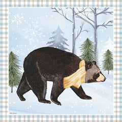 ND801 - Winter Wonderland Bear - 12x12